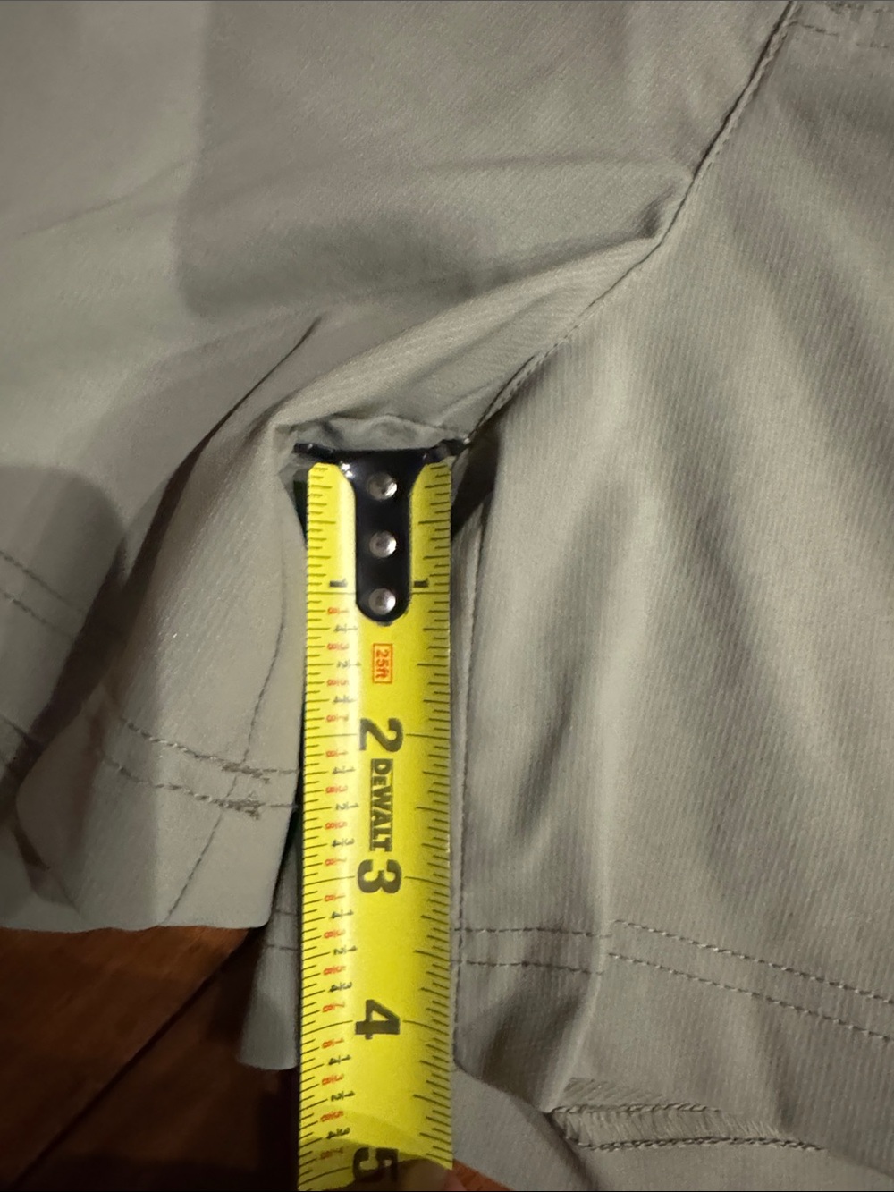 Title Nine Olive Stretch-Waist Utility Shorts - Picture 6 of 6